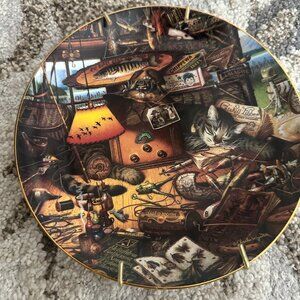 Bradford Exchange Purr-Fect Places Cat Plates w/Hanger - MAX IN THE ADIRONDACKS
